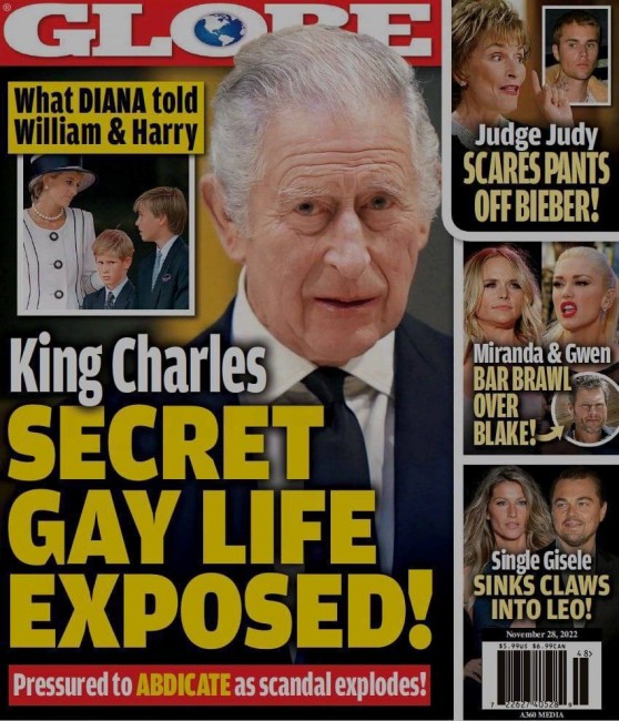Globe: Кралят на Великобритания Чарлз III е гей