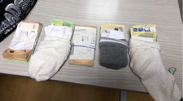 Мъж се опита да влезе в Сърбия с близо 60 000 евро в чорапите