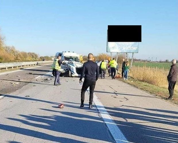 Тежка катастрофа е станала на магистрала Тракия в посока Пловдив