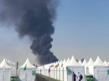 Пожар, в близост до един от стадионите в Катар, сериозно смути запалянковците