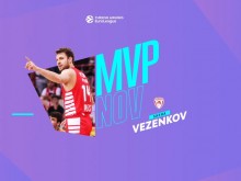 Потвърждение за силната игра на Везенков: Стана MVP за ноември