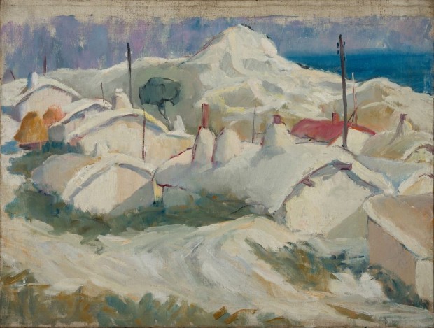"Балчик" е единствената картина на художника Митьо Димитров във фонда на галерията в Белия град