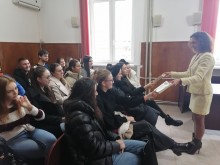 Съдия от Районен съд-Враца проведе беседа с ученици за видовете престъпления и наказанията