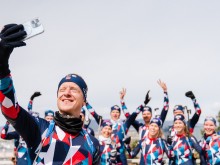 Норвегия спечели първата щафета от Световната купа по биатлон при мъжете
