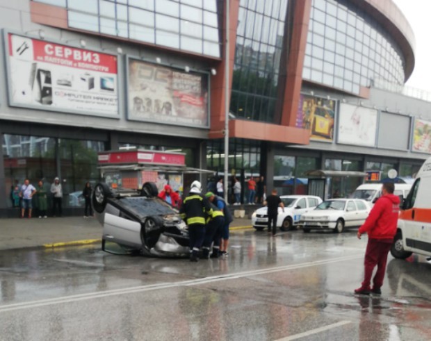 TD Сигнал за пътен инцидент в Пловдив в ж к