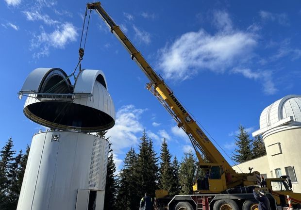 Приключиха дейностите по изграждането на кулата за новия 1.5-метров телескоп