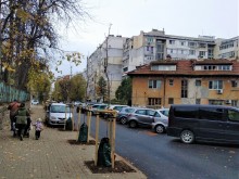 Засадиха млади дръвчета по обновената ул. "Шар планина" в Бургас