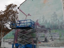 Още една красива рисунка върху сграда в Пловдив