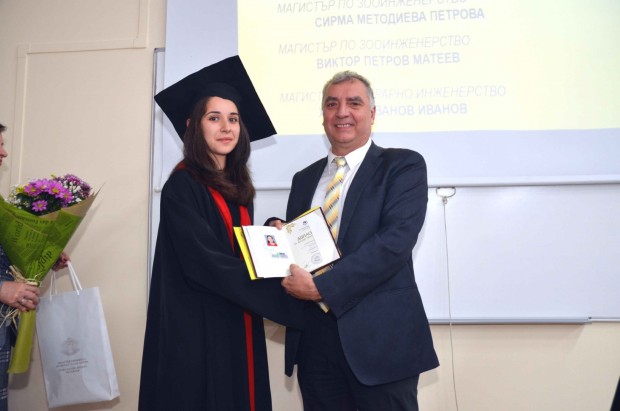 Зам. областният управител Стоян Стоянов присъства на дипломирането на студенти от Аграрния факултет на Тракийския университет