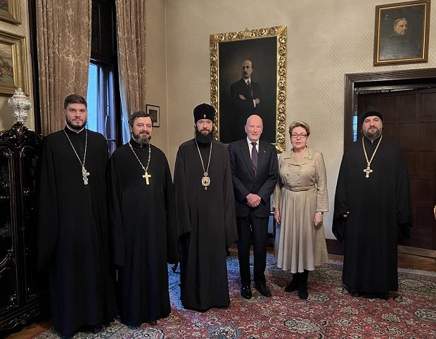 Симеон Сакскобургготски прие Митрофанова и делегация от Руската православна църква в Двореца "Врана"
