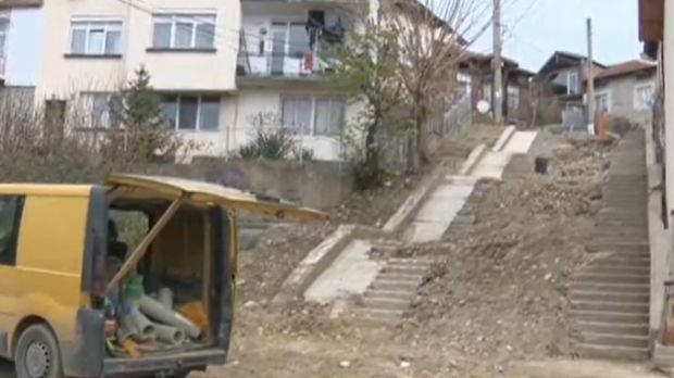 TD Уличен ремонт в Благоевград остана недовършен Близо половин година от