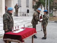 Отличиха пловдивски военни заради високи постижения