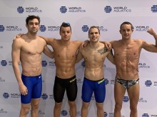 Българската щафета с историческо осмо място на Световното по плуване