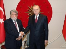 Председателят на Народното събрание Вежди Рашидов разговаря с президента на Турция Реджеп Тайип Ердоган