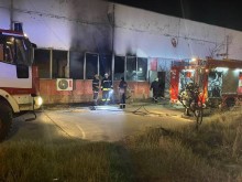 Пожар избухна на гара Пловдив-Разпределителна