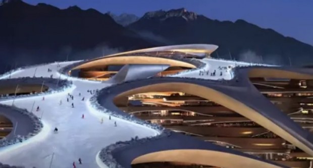 Саудитска Арабия строи огромен ски курорт насред пустинята Очаква се
