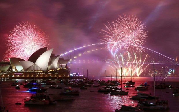 Нова Зеландия и Австралия посрещнаха Нова година