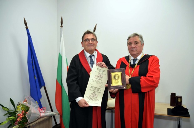 Проф. д-р Мартин Крамер получи почетното звание "Доктор хонорис кауза" на Тракийския университет в Стара Загора