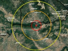 Земетресение с магнитуд 2,5 е регистрирано близо до българската граница в района на Петрич