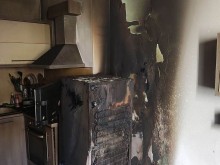 Пожар в жилищна сграда на ул. "Радецки" в Пловдив