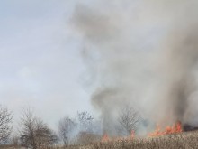 Пожар в южната част на Пловдив