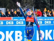Шведка спечели спринта на 7.5 километра от Световната купа по биатлон