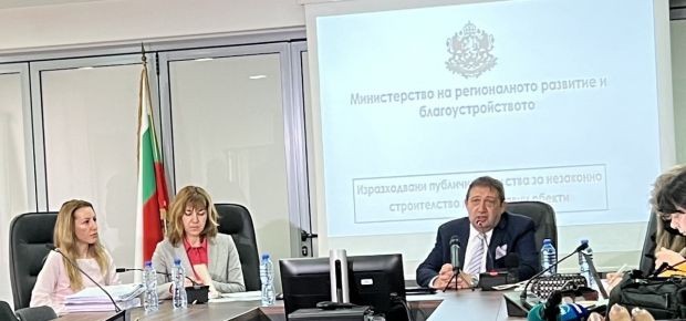 Министър Шишков: Общата стойност на незаконното строителство на инфраструктурни обекти е над 1 милиард лева