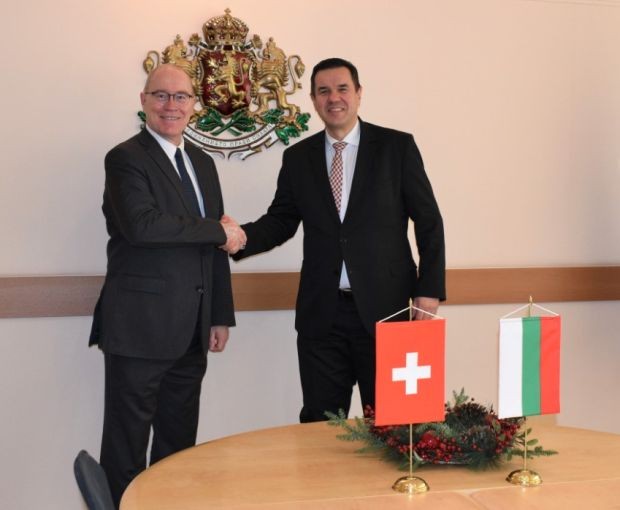 Министър Стоянов: Стокообменът ни с Швейцария надхвърля половин милиард евро