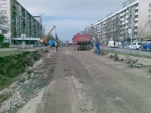 Бул. "България" в ремонтираната отсечка без вода за 8 часа днес