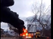 Цистерна с гориво се запали в Костинброд