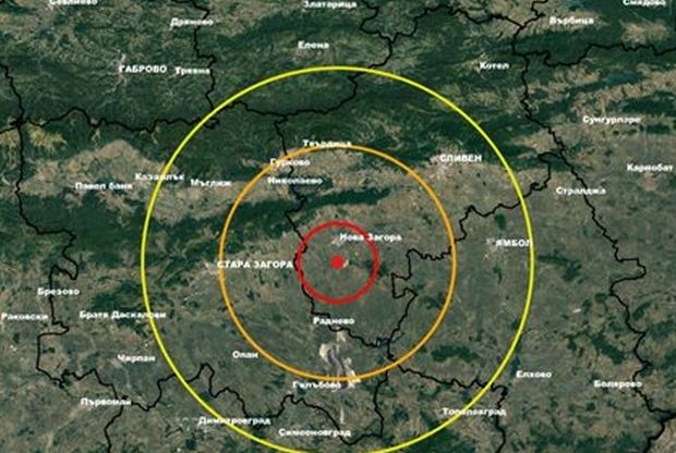 Земетресение с магнитуд 2,3 по скалата на Рихтер е регистрирано