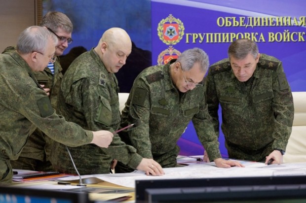 Началникът на Генералния щаб и новият командващ руските войски във