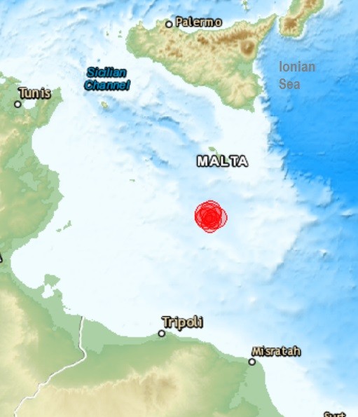 Земетресения в Централно Средиземноморие