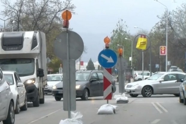 TD Затварянето на кръстовището на булевард Александър Стамболийски и улица Димитър