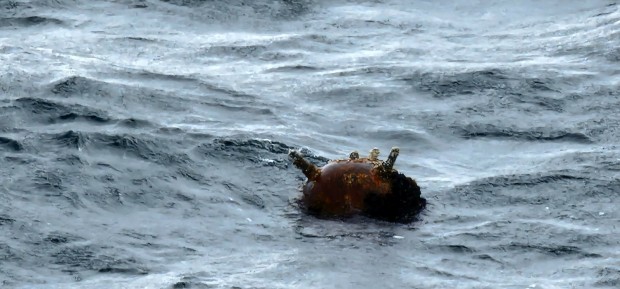 Военнослужещи от ВМС унищожиха плаваща мина в Черно море