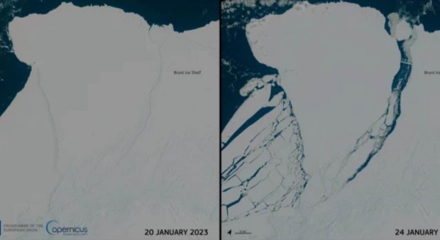 Айсберг с размерите на Лондон се откъсна от Антарктида Това