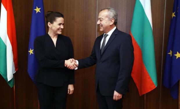 Премиерът Гълъб Донев се срещна с президента на Унгария Каталин Новак