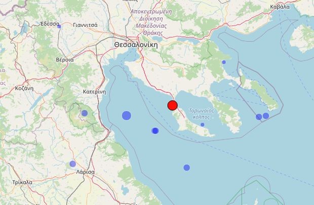 Земетресение е регистрирано и в Гърция