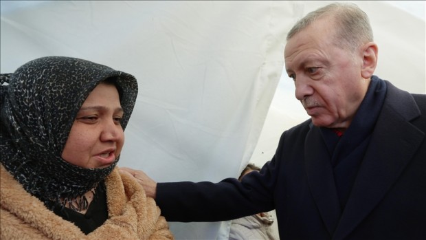 Ердоган посети района на Пазарджик в зоната на земетресенията