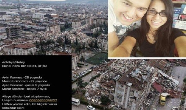 Тяло на дете от България е намерено под отломките в Турция