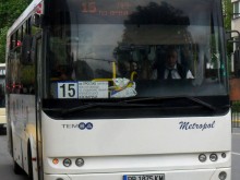 Временно се променя маршрутът на автобусна линия №15