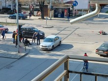 Ексклузивно: Блъснаха моторист в Пловдив!