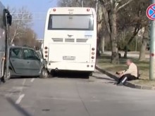 Възрастен шофьор е причинил инцидента с двата автобуса в Пловдив