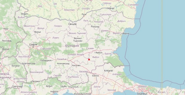 Земетресение край Нова Загора