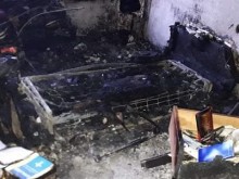 Мъж угаси сам пожар в дома си, но пострада сериозно