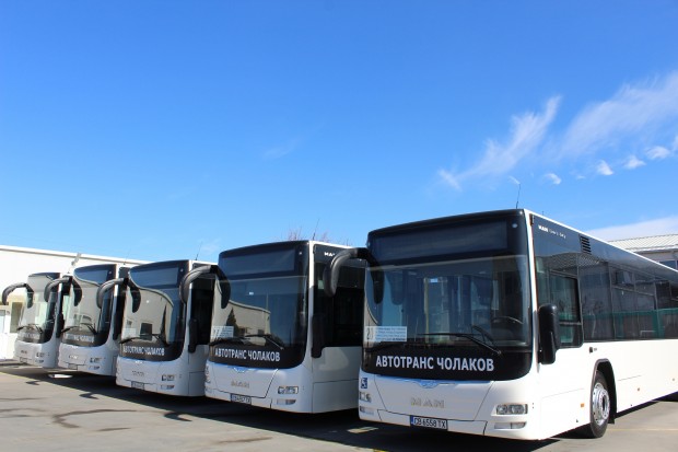 </TD
>Пет нови 12-метрови автобуса предстои да тръгнат от 1 март