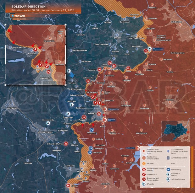 Русия продължава да щурмува предградията на Бахмут, ВСУ опитват контраудар срещу "Вагнер"