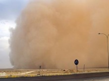 Голямо количество прах се носи от Сахара към Европа