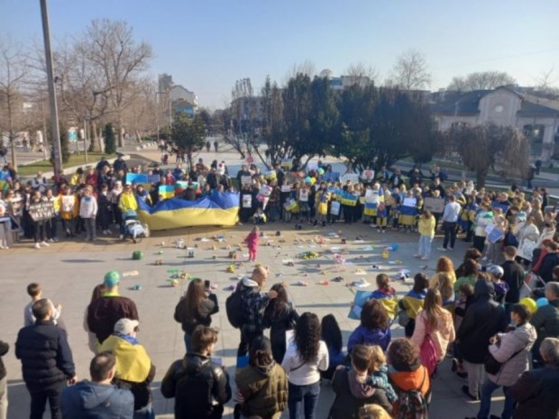 Протест "България е с Украйна" ще се проведе и в Бургас