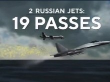 CBS показа как руският Су-27 е свалил американския дрон над Черно море